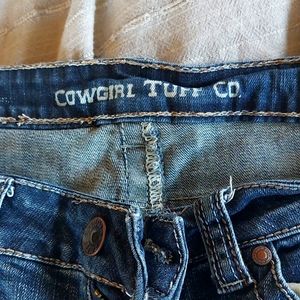 Cowgirl Tuff Don't Fence Me In Dark Wash Jean